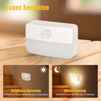 Motion Sensor LED Stair Lights – Battery Operated 8-Pack