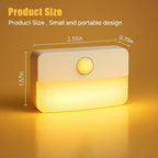 Motion Sensor LED Stair Lights – Battery Operated 8-Pack