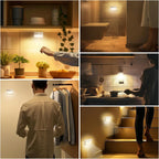 Motion Sensor LED Stair Lights – Battery Operated 8-Pack