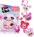 ZURU Cha Cha Cha Lipgloss Charms Blind Box, Plush Keychain with Lip Gloss, 8 Characters to Collect, Ages 3+