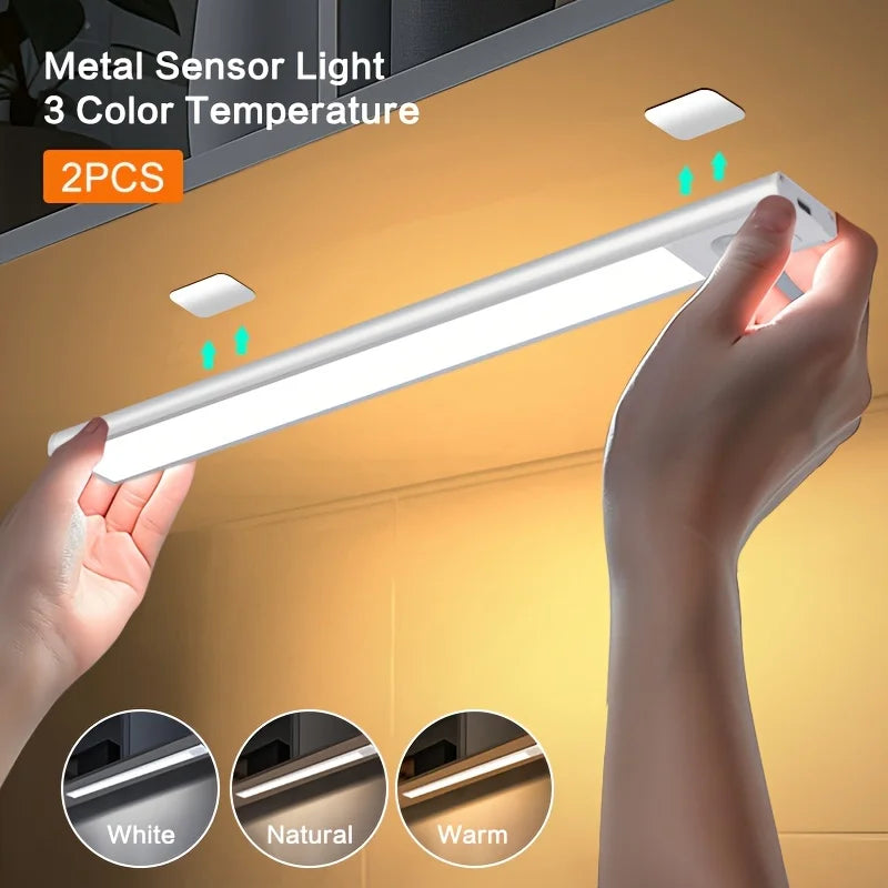LED Motion Sensor Cabinet Light USB Rechargeable